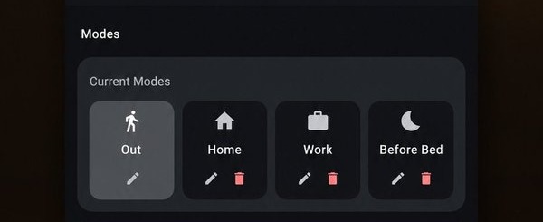 Android modes settings
